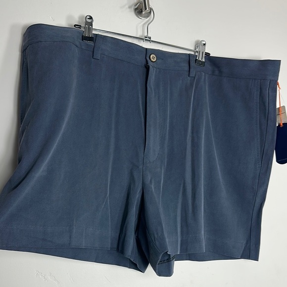 Tommy Bahama Blue Flat Front Silk St. Thomas Short Abbey Shorts 42 NWT - Picture 1 of 8